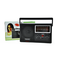 Radio AM/FM portable ST-6530 Makula à haute sensibilité avec haut-parleur intégré de 4 pouces, longue autonomie de batterie, rechargeable, idéale pour l'Afrique