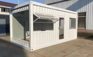 Tùy Chỉnh Modular 20/40ft Container <span class=keywords><strong>Tiny</strong></span> Nhà Đúc Sẵn Thép Di Động Kiosk Cho Khách Sạn Thanh Không Thấm Nước Xây Dựng Văn Phòng Ngoài Trời - Product Image 4