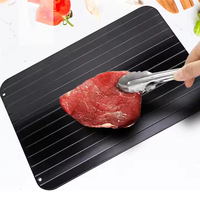 2025 plaque de dégivrage rapide en aluminium personnalisée de qualité alimentaire Steak planche à viande congelée pour produit de cuisine
