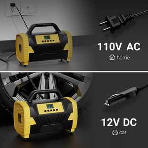 Inflador <span class=keywords><strong>de</strong></span> Neumáticos Portátil <span class=keywords><strong>para</strong></span> Auto AC <span class=keywords><strong>220V</strong></span>/DC 12V 120W ABS con Luz LED, <span class=keywords><strong>Compresor</strong></span> <span class=keywords><strong>de</strong></span> <span class=keywords><strong>Aire</strong></span> <span class=keywords><strong>de</strong></span> 250PSI <span class=keywords><strong>para</strong></span> Autos/Motocicletas/<span class=keywords><strong>Bicicletas</strong></span> - Product Image 6
