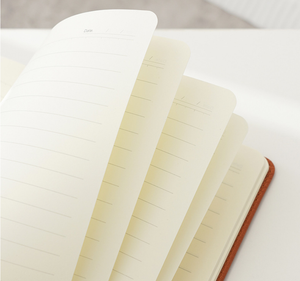 Carnet de notes/agenda en cuir PU souple de haute qualité avec logo personnalisé, couverture rigide et porte-stylo cousu sur la couverture - Product Image 5