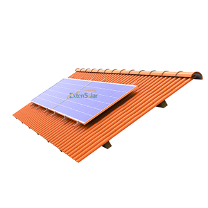 10KW năng lượng mặt trời hệ thống năng lượng mặt trời mái ngói gắn kết cấu trúc Bảng điều khiển năng lượng mặt trời gắn quang điện mái ngói - Product Image 6