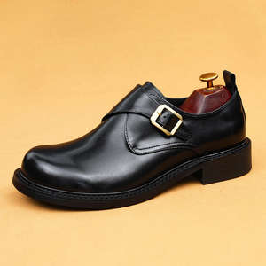 Zapatos Formales de Negocios de Cuero Genuino con Punta en Pico y Estilo Británico para Hombre, Zapatos de Vestir para Oficina y Carrera, Zapatos de Boda para Todas las Temporadas - Product Image 2