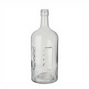 Grandes bouteilles en verre <span class=keywords><strong>de</strong></span> 1750ml Whisky Liqueur Gin Spiritueux Vodka personnalisées <span class=keywords><strong>de</strong></span> grande capacité à vendre - Product Image 1