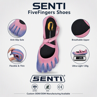 Zapatillas Minimalistas OEM al por Mayor con Cinco Dedos y Puntera Ancha, Zero Drop, para Yoga, Pilates y Fitness