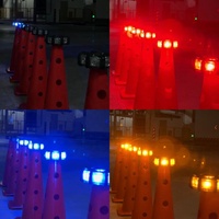 2019 Antichoc 6 Pack LED Feux De Route de Sécurité De Secours Rechargeable Clignotant Led ambre voyant avec sequentional fonction