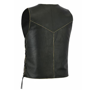 Chaleco de Motocicleta de Cuero de Buena Calidad, a la Moda, Precios Razonables, Chalecos de Cuero de Carreras de Súper Calidad para Hombre - Product Image 2