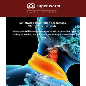 Bufanda Eléctrica Térmica Recargable por USB con Control Inteligente de Temperatura de Grafeno para Esquí y Moda de Invierno - Venta al por Mayor - Product Image 3