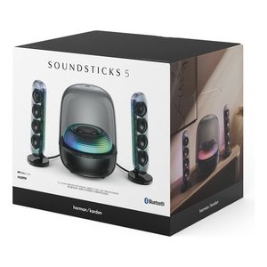 Ensemble d'enceintes pc SOUNDSTICKS 5 Noir clair 190W HKSOUNDSTK5BEP - Product Image 2