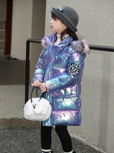 Chaqueta <span class=keywords><strong>de</strong></span> <span class=keywords><strong>invierno</strong></span> <span class=keywords><strong>para</strong></span> niños en estilo occidental Tamaños medianos y grandes Algodón <span class=keywords><strong>de</strong></span> plumón brillante <span class=keywords><strong>para</strong></span> <span class=keywords><strong>niñas</strong></span> con cierre <span class=keywords><strong>de</strong></span> cremallera - Product Image 4