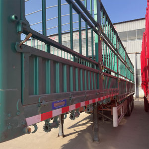 3 Axles 60t-80t Lowbed Lowboy Flat Deck Semi <b>Trailer</b> for Sale - Product Image 4