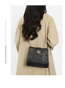 Borsa a Tracolla &WQ Fashion da Donna in PU Resistente all'Acqua, Tinta Unita, con Monogramma in Rilievo - Product Image 2