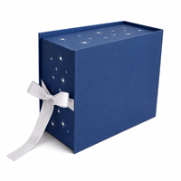 Boîtes de calendrier de l'avent en carton personnalisées de luxe Kexin faites à la main avec 12 tiroirs, numéros et logo en feuille d'argent