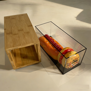 Custom <b>Clear</b> Lucite Matzah Drawer Acrylic Judaica Matzah Box Stunning <b>Table</b> Decoration for Passover Holiday Gifts - Product Image 2