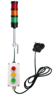 Lampu Kerja LED ONN-M4F Stack dengan Kotak Sakelar 5 Tombol Indikator Peralatan