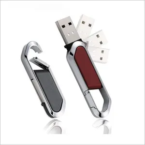 金属Usb 3.0闪存驱动器Pendrive钥匙迷你Usb棒Pendrive 32g 2.0免费徽标8gb 64 gb皮革OEM维修2年50pcs M006