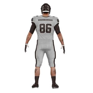 Chine fournisseur personnalisé sublimation football américain uniforme maillot de football porter - Product Image 4