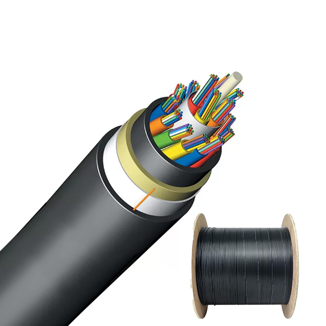 Outdoor MultiMode/ SingleMode 2 4 8 12 24 48 Core ADSS Fiber Optic Cable Aerial Micro ADSS Fibre Optic Cable