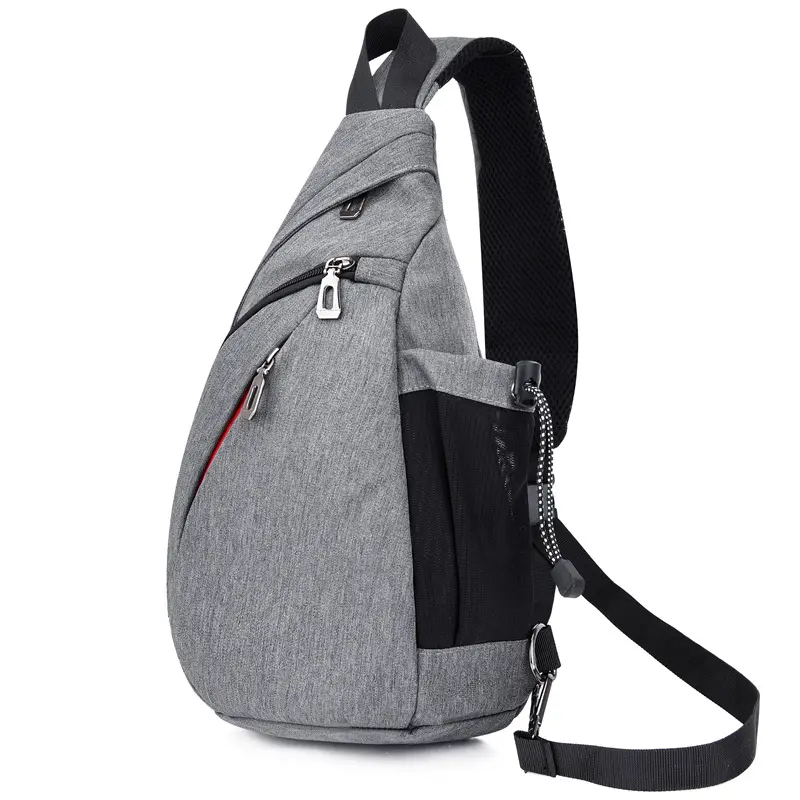 ODM OEM large capacity Casual Sports Boy Sling Chest Bag Factory custom travel women men plain crossbody shoulder bag for men