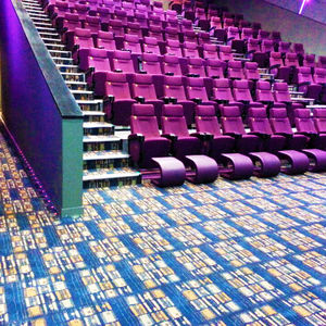 Tapis d'usine touffeté à la main 50% laine 50% nylon Axminster Tapis pour cinéma cinéma cinéma aéroport hôtel - Product Image 1