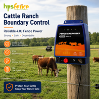 HPSFENCE ODM OEM HPS480 Elektrische Omheining Energizer 12V 4.8J IPX6 Omheining Energie-eenheid voor Paardenweide Veiligheidsbeheer Gebruik Gereedschapset