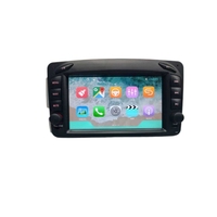 Radio Android de 7 Pulgadas con Botones, Funciones CarPlay y Android Auto, Compatible con Mercedes Benz Clase G 2002-2008
