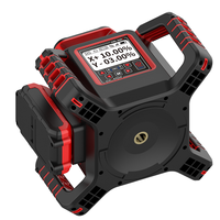 Niveau laser rotatif professionnel CRL-340P à faisceau vert auto-nivelant à 360 degrés avec récepteur, télécommande et mallette de transport