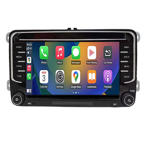 Écran radio Android Auto CarPlay sans fil 7 pouces VW Golf 5/6 Polo Passat B5/B6 Jetta GPS avec amplificateur et aide au recul - Product Image 1