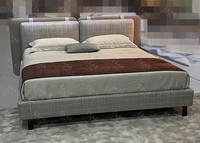 Neues Design Luxus-Wide-Screen-Echtbett - designerisches modernes Komfortbett |Luxus-Designerbett