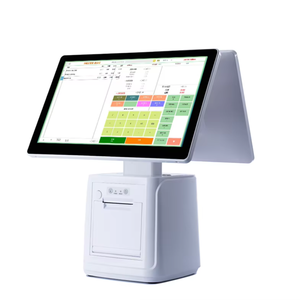 H02 tất cả-trong-một <span class=keywords><strong>Android</strong></span>/Windows cảm ứng <span class=keywords><strong>POS</strong></span> hệ thống kiosk tự phục vụ đặt hàng máy với máy in NFC 1/2d-oem - Product Image 2