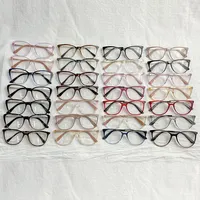 Marcos de gafas ópticas de inyección, surtido, listo, barato, en stock, TR90, con decoración de metal