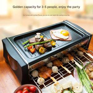 Grill électrique multifonctionnel NLMultifunction Cheese pour 8 personnes, sans fumée, avec <span class=keywords><strong>pierre</strong></span> à <span class=keywords><strong>raclette</strong></span>, barbecue d'intérieur - Product Image 5