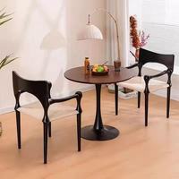 Chaise de salle à manger en bois MULIGNA, style nordique moderne minimaliste, fauteuil - Meubles de salle à manger durables pour l'intérieur, chaise de salle à manger pour usage domestique