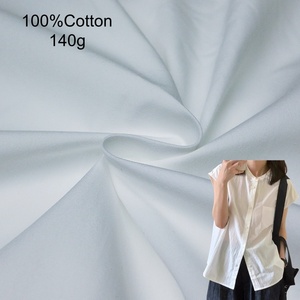 Tessuto in <span class=keywords><strong>Mussola</strong></span> 100% Cotone Pettinato 140g, Ecologico Oeko, Traspirante, Antistatico, Leggero, Tinto in Tinta Unita per Camicie Ospedaliere - Product Image 1