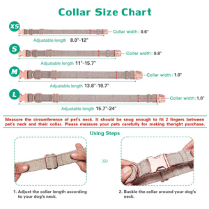 Luxus Custom Verstellbare Hunde leine Hunde halsbänder und Leine Haustier produkte mit <span class=keywords><strong>2</strong></span> Haken Metalls chn allen für Hund - Product Image 5