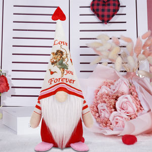 Mr & Mrs chapeau magnétique fait main gnomes suédois tomte poupées saint valentin gnome peluche elfe pour décorations maison - Product Image 5
