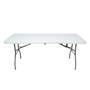 All'ingrosso tavoli da festa di alta qualità tavoli pieghevoli regolabili 6ft 8ft rettangolari in plastica portatili tavoli pieghevoli - Product Image 3