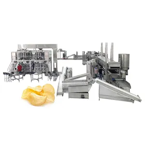 Fully automatic potato chips production line 100kg/h