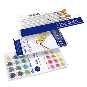 Di Vendita caldo di Arte Acquerello Pennelli Vernice di colore di Acqua Set Pittura di Carta 300g di Cotone - Product Image 2