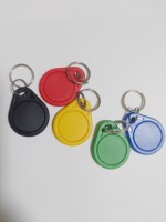 125KHz LF EM4305 T5577/13,56 MHz HF F08 Chip RFID-Tag Umschreib bares ABS Smart NFC-Schlüssel anhänger