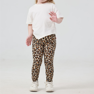 Pijamas de Bambú Suave para Bebés Niñas, Pantalones de Descanso con Estampados Personalizados, Ropa de Dormir de Algodón, Marca Privada, Venta al por Mayor de Ropa Infantil - Product Image 1