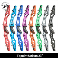 Arc recurve ILF Topoint Archery, poignée UNISON 23 pouces, poignée d'arc en aluminium CNC, arc de tir à l'arc RH et LH OEM/ODM