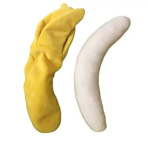 Мягкая плюшевая игрушка унисекс, фруктовая Банановая Подушка, наполненная полипропиленовым хлопком для возраста от 0 до 24 лет и от 8 до 13 лет