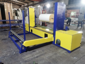 เครื่องปอกโฟม YQ2150 สำหรับตัดบล็อกโฟมกลมเป็นม้วนโฟม พร้อมหน้าจอสัมผัสและระบบควบคุมอัตโนมัติ PLC - Product Image 4