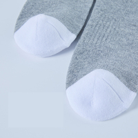 Chaussettes de sport pour hommes, chaussettes mi-mollet tendance, chaussettes longues en coton respirant pour adultes, anti-bactériennes, séchage rapide
