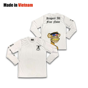 Camisetas Lisas de Jersey de Poliéster, Personalizadas al por Mayor, Impresas por Transferencia de Calor, Ecológicas, de Secado Rápido, Moda Deportiva, Ropa Urbana, Largas - Product Image 2