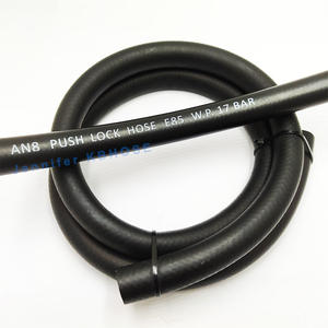 Série 400 automobile <span class=keywords><strong>E85</strong></span> AN4 AN6 AN8 AN10 AN12 NBR CPE caoutchouc noir tressé lisse twist-lok Push Lock Push On pipe Line - Product Image 1