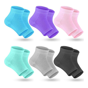 Tùy chỉnh New Arrival giữ ẩm Gel mắt cá chân gót chân vớ đầy màu sắc tiếp xúc Toe chống mệt mỏi gót chân vớ cho khô nứt gót chân - Product Image 1