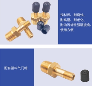 Valve Schrader 1/4 pouce filetage mâle NPT - Product Image 5