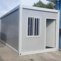 Entrepôt préfabriqué personnalisé en usine à faible coût Entrepôt de stockage isolé préfabriqué Maison conteneur Bureau à plat